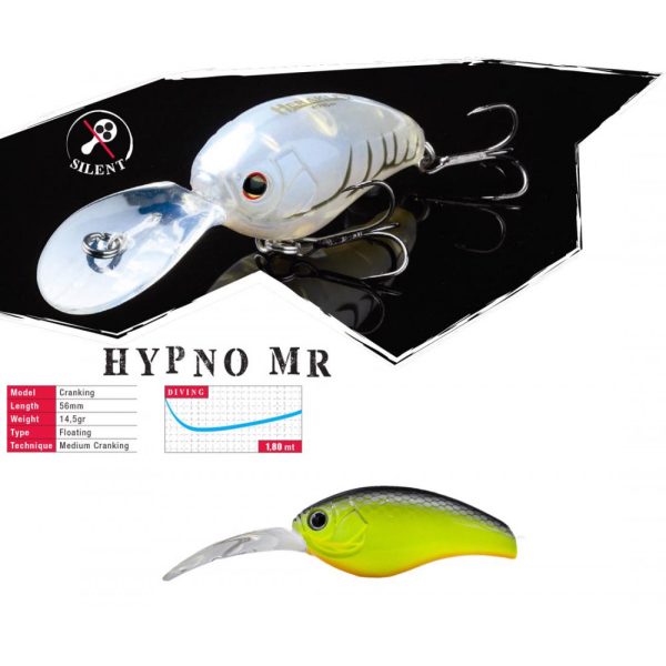 HYPNO-MR F 5.6cm 14.5gr Chartreuse Black Back
