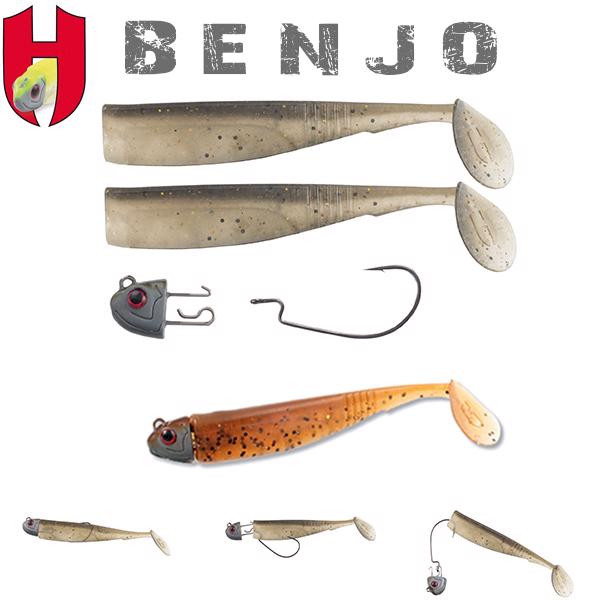 COMBO HOROG BENJO SHAD 3" 7.5cm MOTOR PEPPER