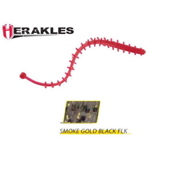 TREMORS WORM 6.8cm Smoked Gold/Black Flake