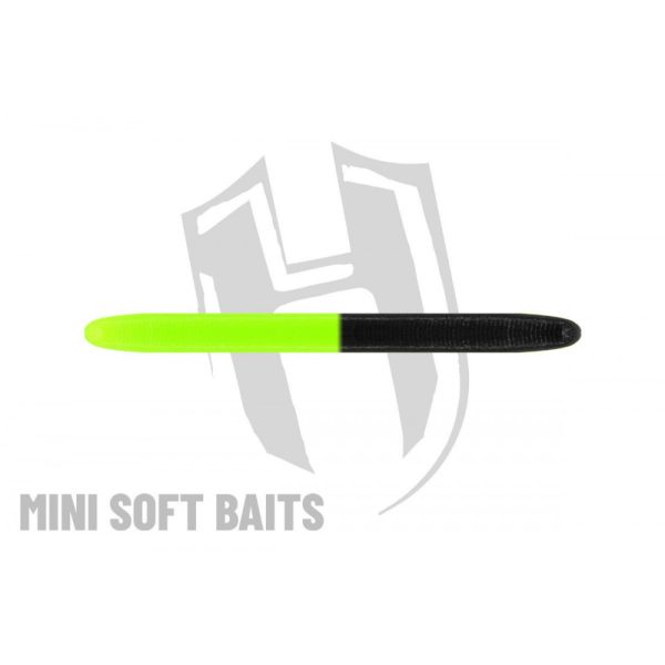 RDB WORM 60mm CHEESE Black Chartreuse