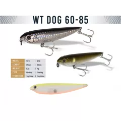 WT-DOG 85 8.5cm 9.5gr Ghost Chartreuse