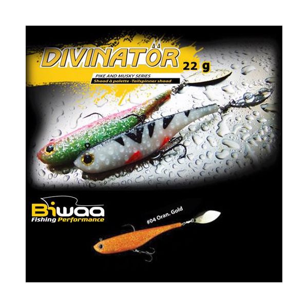 DIVINATOR JUNIOR 14cm 22gr 04 Orange Gold