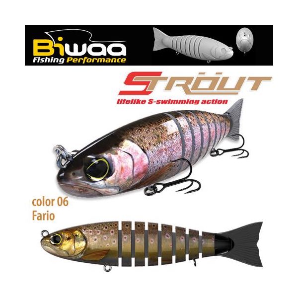 Biwaa SWIMBAIT STROUT 5.5" 14cm 29gr 06 Fario