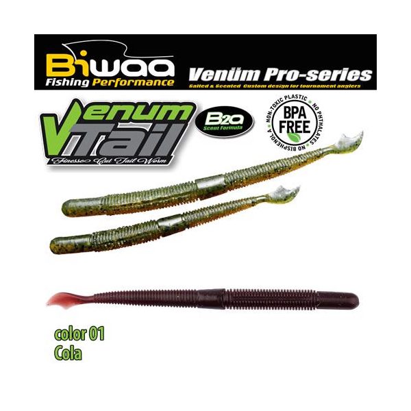Biwaa VENUM TAIL 4" 10cm 01 Cola