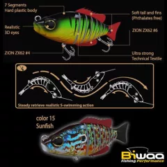 Biwaa SWIMBAIT SEVEN S4" 10cm 17gr 15 Sunfish