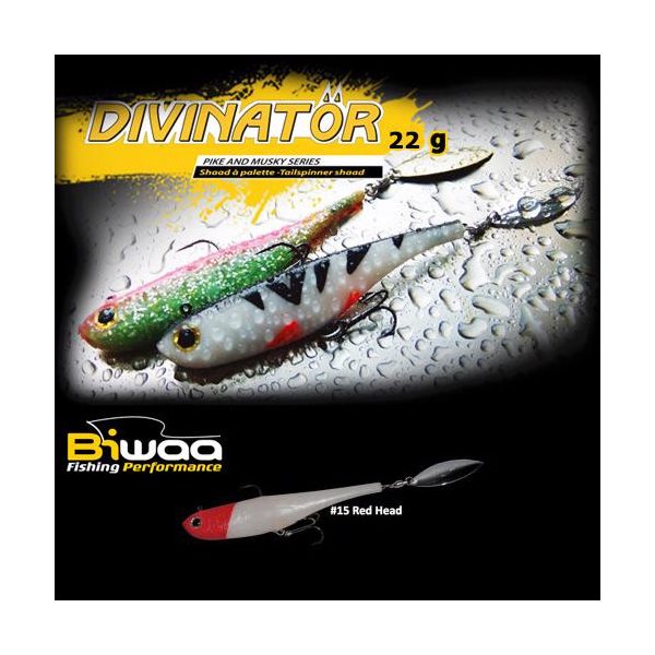 DIVINATOR JUNIOR 14cm 22gr 15 Red Head