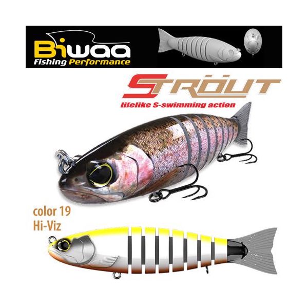 Biwaa SWIMBAIT STROUT 5.5" 14cm 29gr 19 Hi-Viz