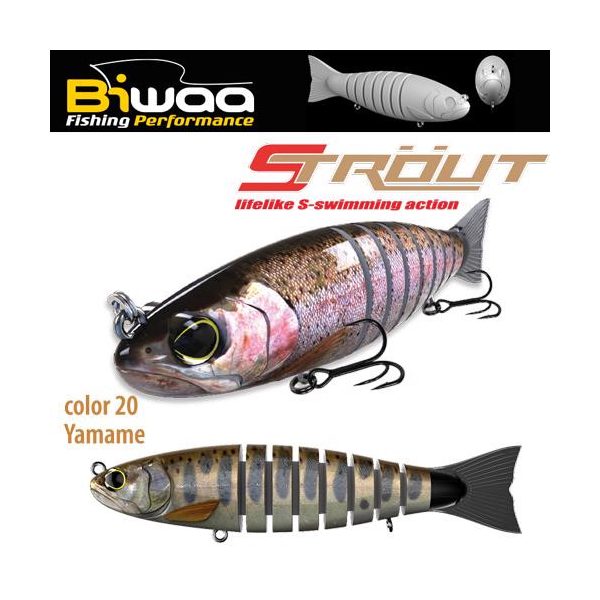 Biwaa SWIMBAIT STROUT 5.5" 14cm 29gr 20 Yamame