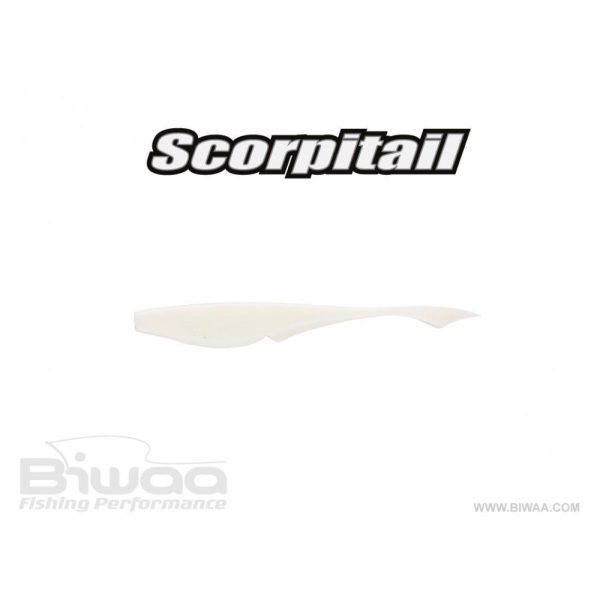 Biwaa SCORPITAIL 4" 10cm 08 Pearl White