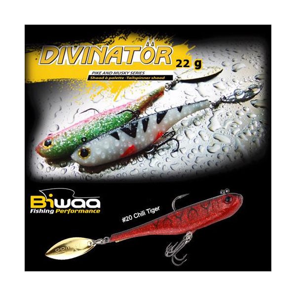 DIVINATOR JUNIOR 14cm 22gr 20 Chili Tiger