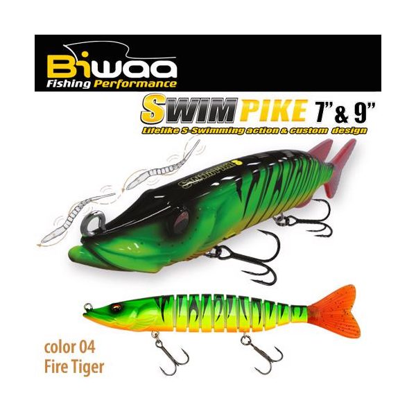 Biwaa SWIMPIKE SS 7" 18cm 26gr 04 Fire Tiger