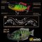Biwaa SWIMBAIT SEVEN S4" 10cm 17gr 24 Blue Gill