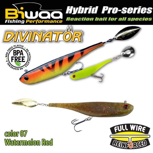 DIVINATOR MINI 9.5cm 9gr 07 Watermelon Red