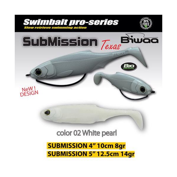 Biwaa SUBMISSION 4" 10cm 02 Pearl White