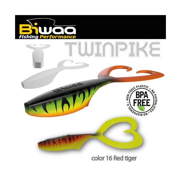 TWINPIKE 6" 15cm 24gr 16 Red Tiger