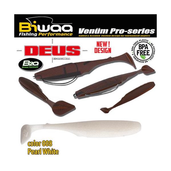 Biwaa DEUS 4" 10cm 008 Pearl White