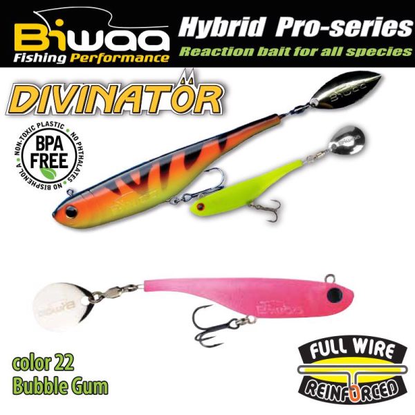 DIVINATOR MINI 9.5cm 9gr 22 Bubble Gum