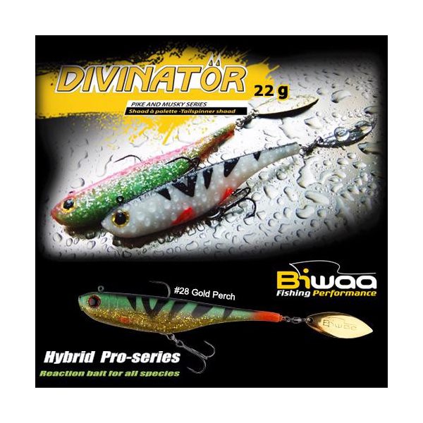 DIVINATOR JUNIOR 14cm 22gr 28 Gold Perch