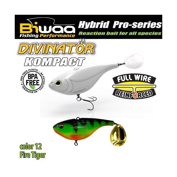 Biwaa DIVINATOR KOMPACT 90 9cm 55gr 12 Fire Tiger