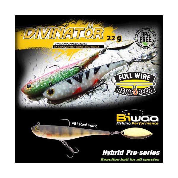 DIVINATOR JUNIOR 14cm 22gr 51 Real Perch