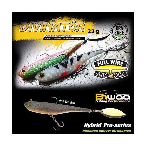 DIVINATOR JUNIOR 14cm 22gr 53 Sunfish