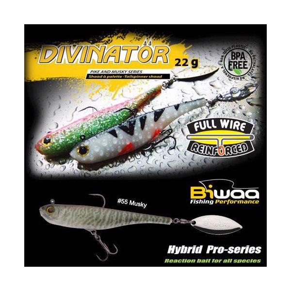 DIVINATOR JUNIOR 14cm 22gr 55 Musky