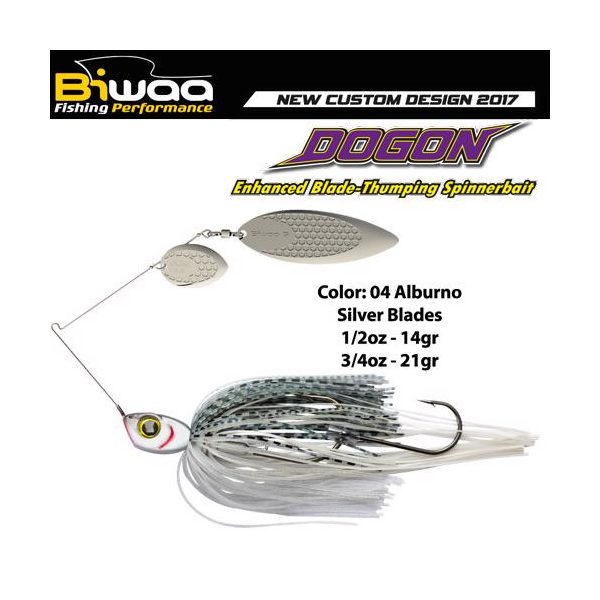 Biwaa SPINNERBAIT DOGON 1/2oz 14gr 04 Alburno-Silver Blades