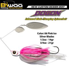 Biwaa SPINNERBAIT DOGON 1/2oz 14gr 06 Pink Ice-Silver Blades
