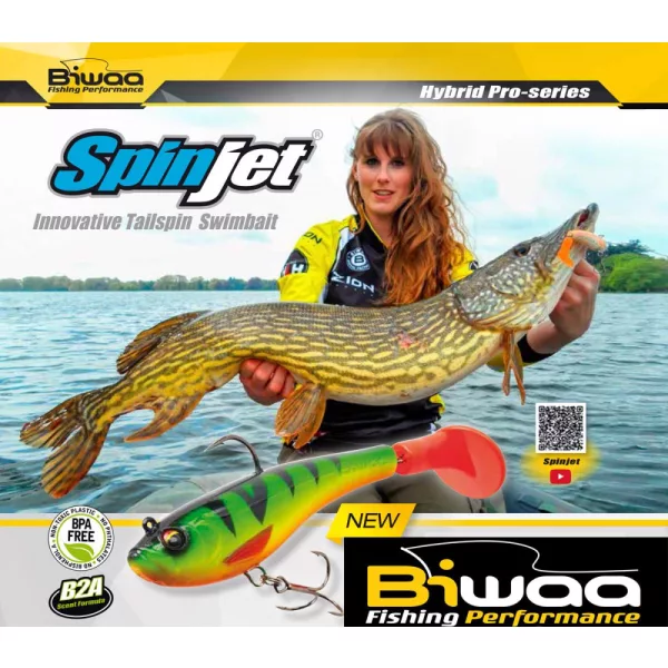 Biwaa SPINJET 6" 15cm 43gr 57 Sexy Shad