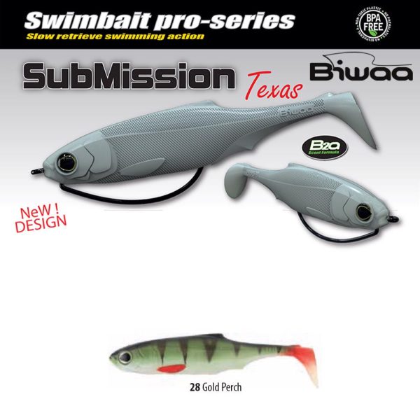 Biwaa SUBMISSION 5" 13cm 28 Gold Perch