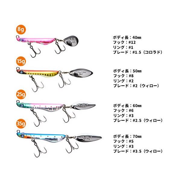 BLUEBLUE METAL SHALLDUS 8 40mm 8gr #11 Fanny Pink Zebra