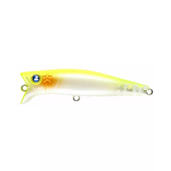 BLUEBLUE GABOZ 65 65mm 6gr #24 Chartreuse Back-Transparent Pearl