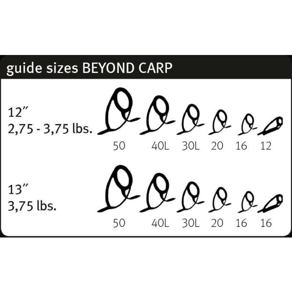 SPORTEX BEYOND CARP 13FT 3.96M 3.75lbs Fuji Titanium K