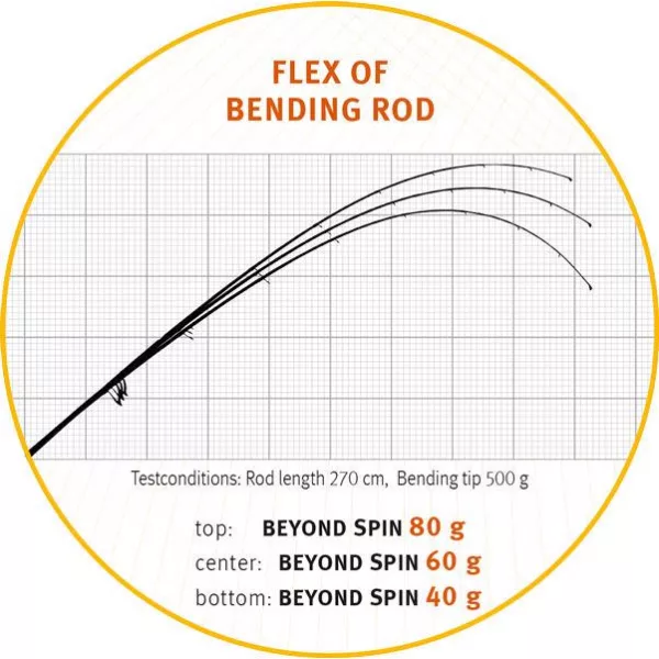 SPORTEX BEYOND SPIN 270 80gr Fuji Titanium Torzite