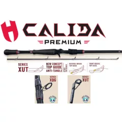   CALIDA PREMIUM HCPC608RB CAST 6'8" 203cm 1/4-3/4 7-21gr Rection Bait