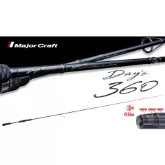   MAJOR CRAFT DAY'S 360 D360S-64ML FAST 1.95m 1/8-3/8oz 3.5-10.5gr
