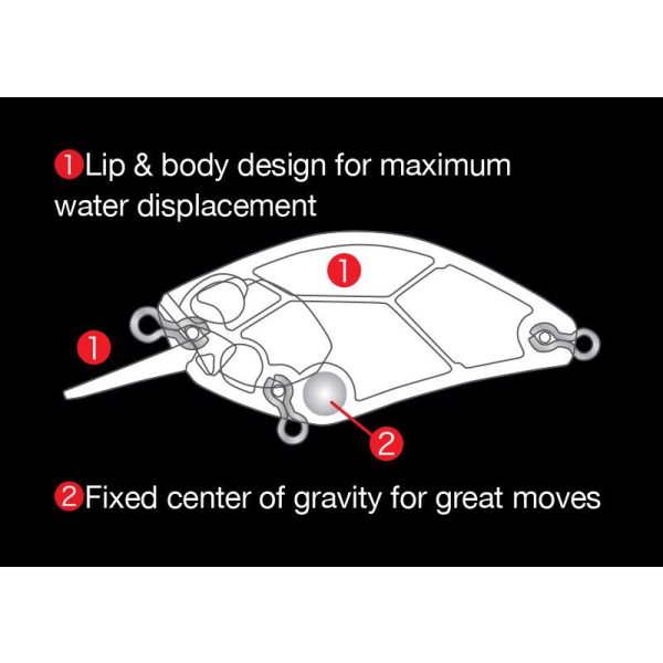 DUO REALIS CRANK 55SR KABUKI 5.5cm 10gr MCC3353 Inakko Metallico