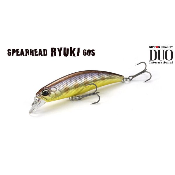 DUO SPEARHEAD RYUKI 60S 6cm 6.5gr AJO4064 Ivory Yamame OB