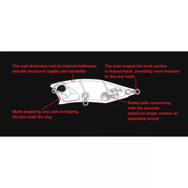 DUO REALIS POPPER 64 6.4cm 9gr GHA3138 Midnight Black II