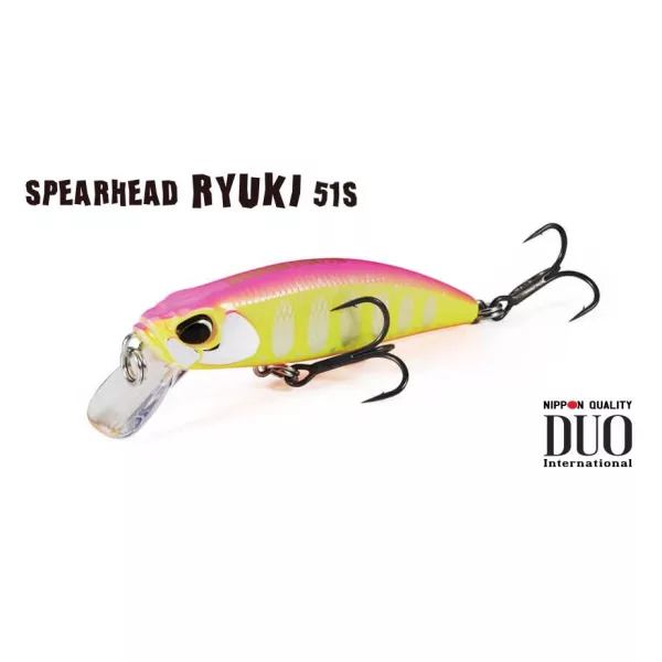 DUO SPEARHEAD RYUKI 51S 5.1cm 5.5gr ADA4093 UV Pink Chart Yamame OB