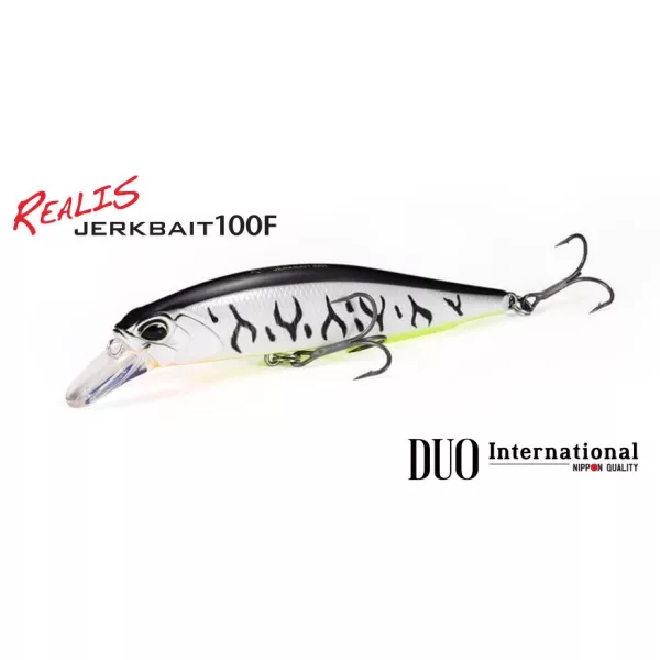 DUO REALIS JERKBAIT 100F 10cm 13.7gr ASAZ398 C Yellow Silver Tiger