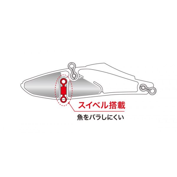 DUO BAYRUF TIDE VIB 80 8cm 25gr ABA0289 Chart Back Candy