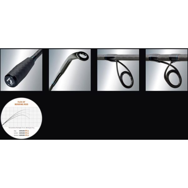 SPORTEX GENIUM SPIN 270 80gr Carbon Gyürüs