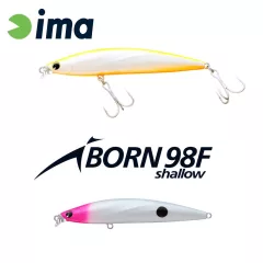 IMA IBORN 98F SHALLOW 98mm 13gr 020 PH Pearl Dot