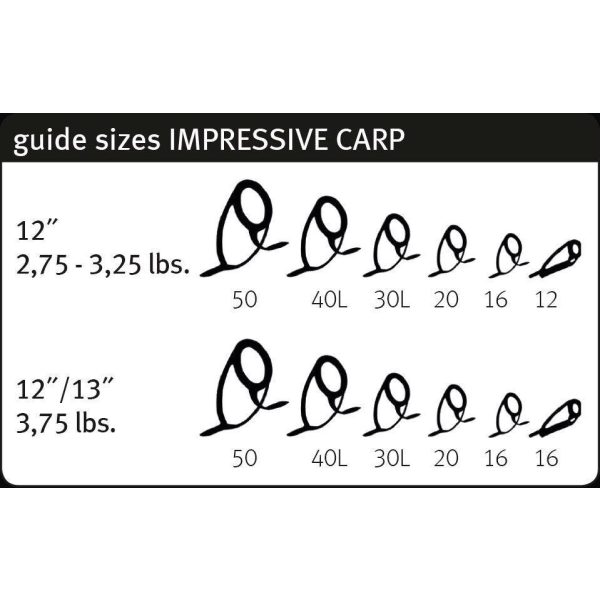 SPORTEX IMPRESSIVE CARP 13FT 3.96M 3.75lbs Fuji Alconite K