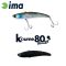 IMA KOUME VIBRATION 80 HEAVY 80mm 20gr 119 Matt Night Black