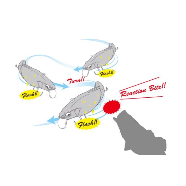 MEGABASS VIBRATION-X VATALION SF 71mm 10.5gr MAT TIGER