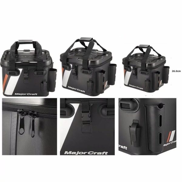 MAJOR CRAFT TACKLE BAG MTB-30 EVA PERGETŐ TÁSKA 33*26*25cm Black