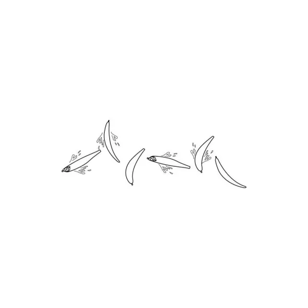 OSP BENT MINNOW 76F 76mm 4.3gr G01 Ghost Minnow