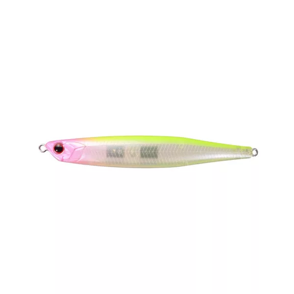 OSP BENT MINNOW 76F 76mm 4.3gr P74 Pink Head/Chartreuse